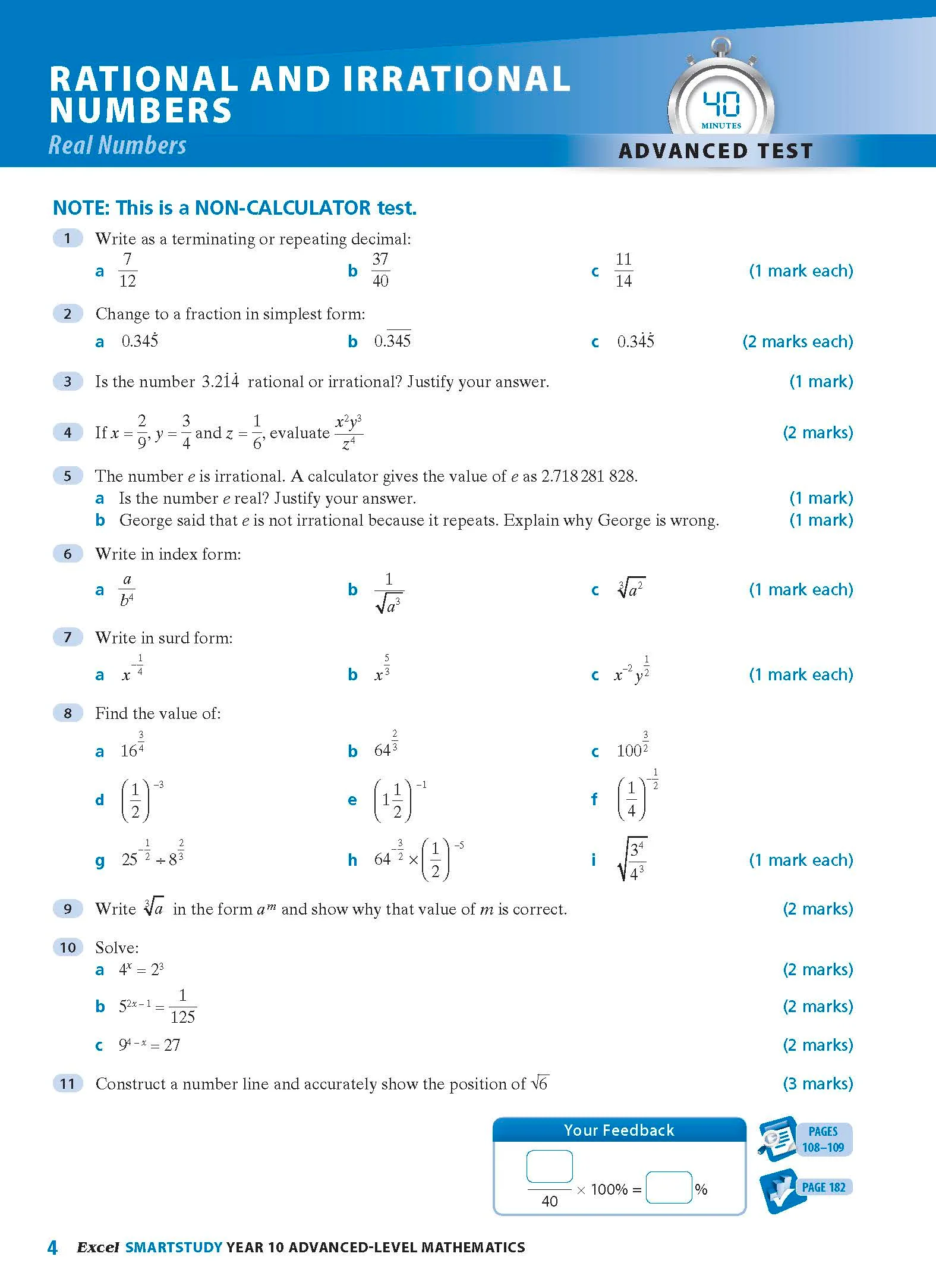 Excel SmartStudy - Advanced Mathematics Year 10 - Image 9
