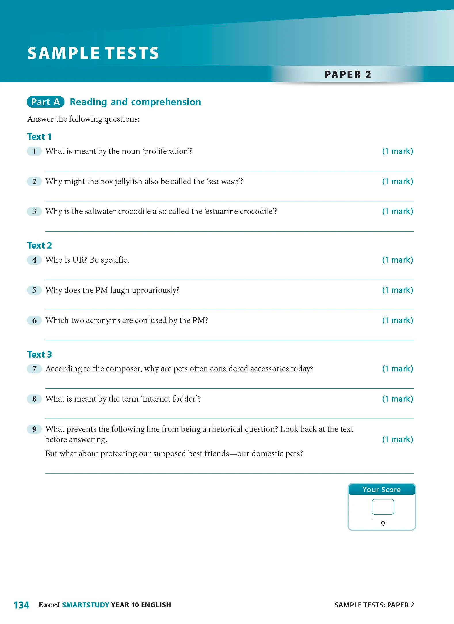 Excel SmartStudy - English Year 10 - Image 11