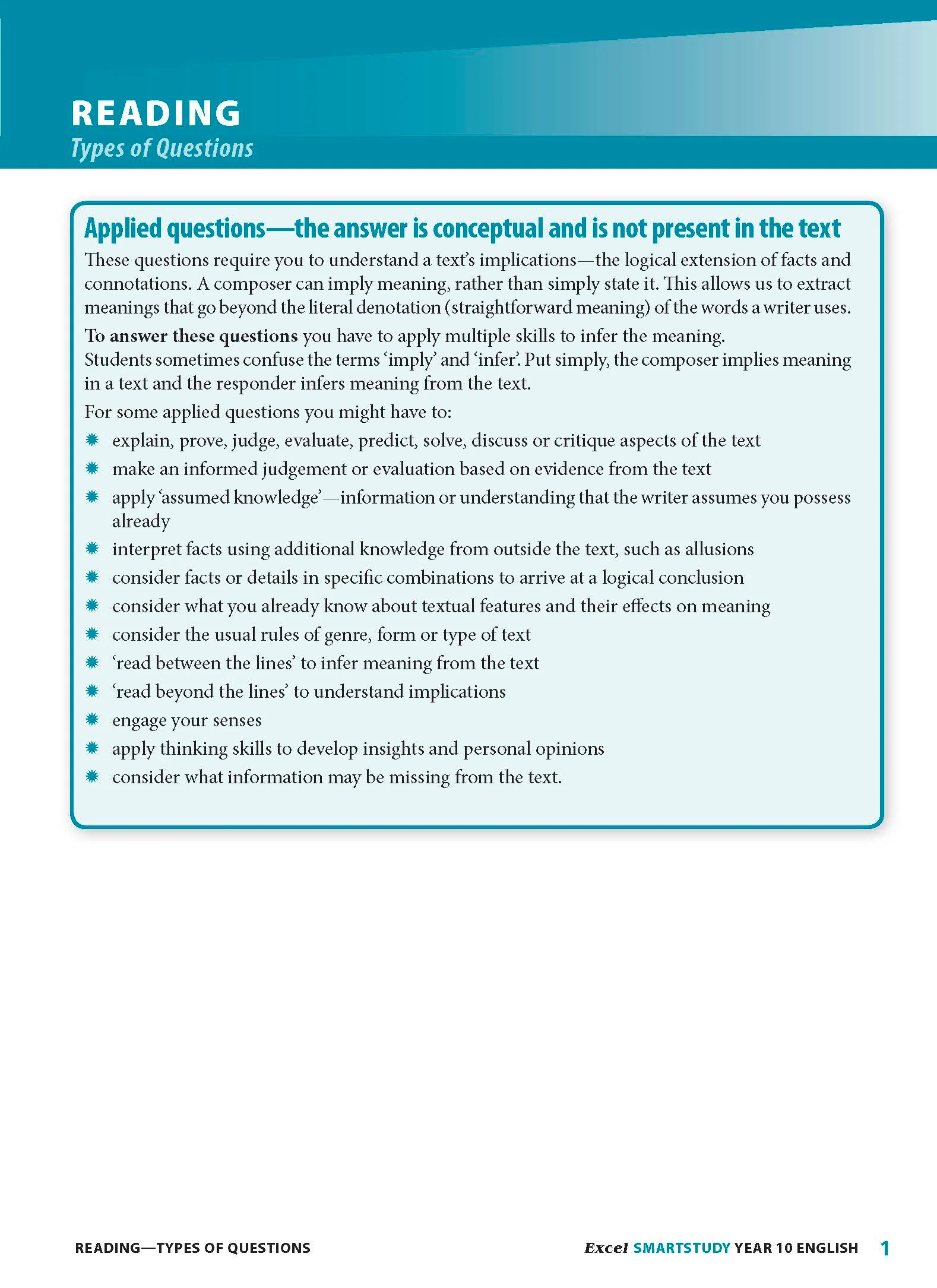 Excel SmartStudy - English Year 10 - Image 5
