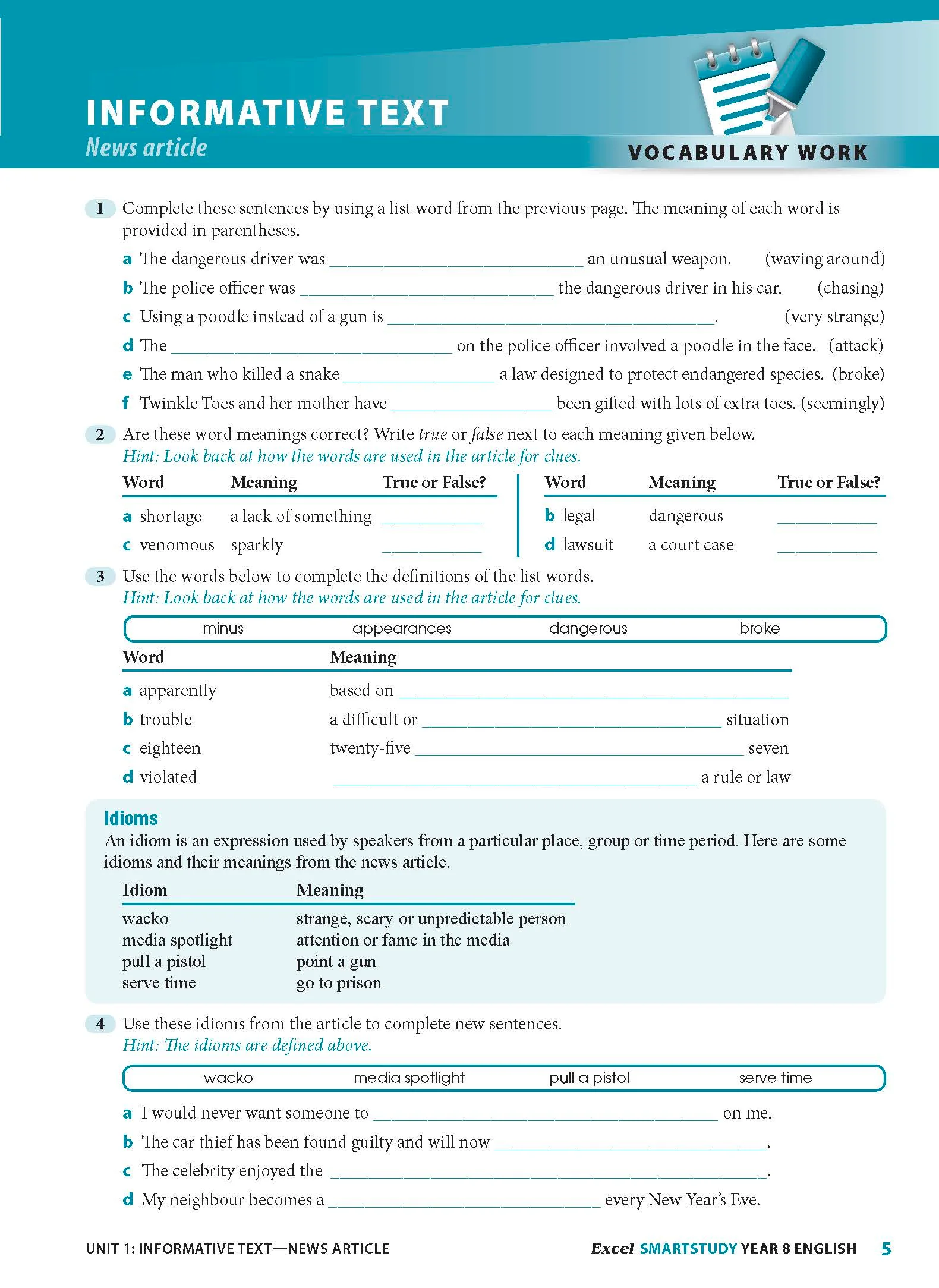 Excel SmartStudy - English Year 8 - Image 9
