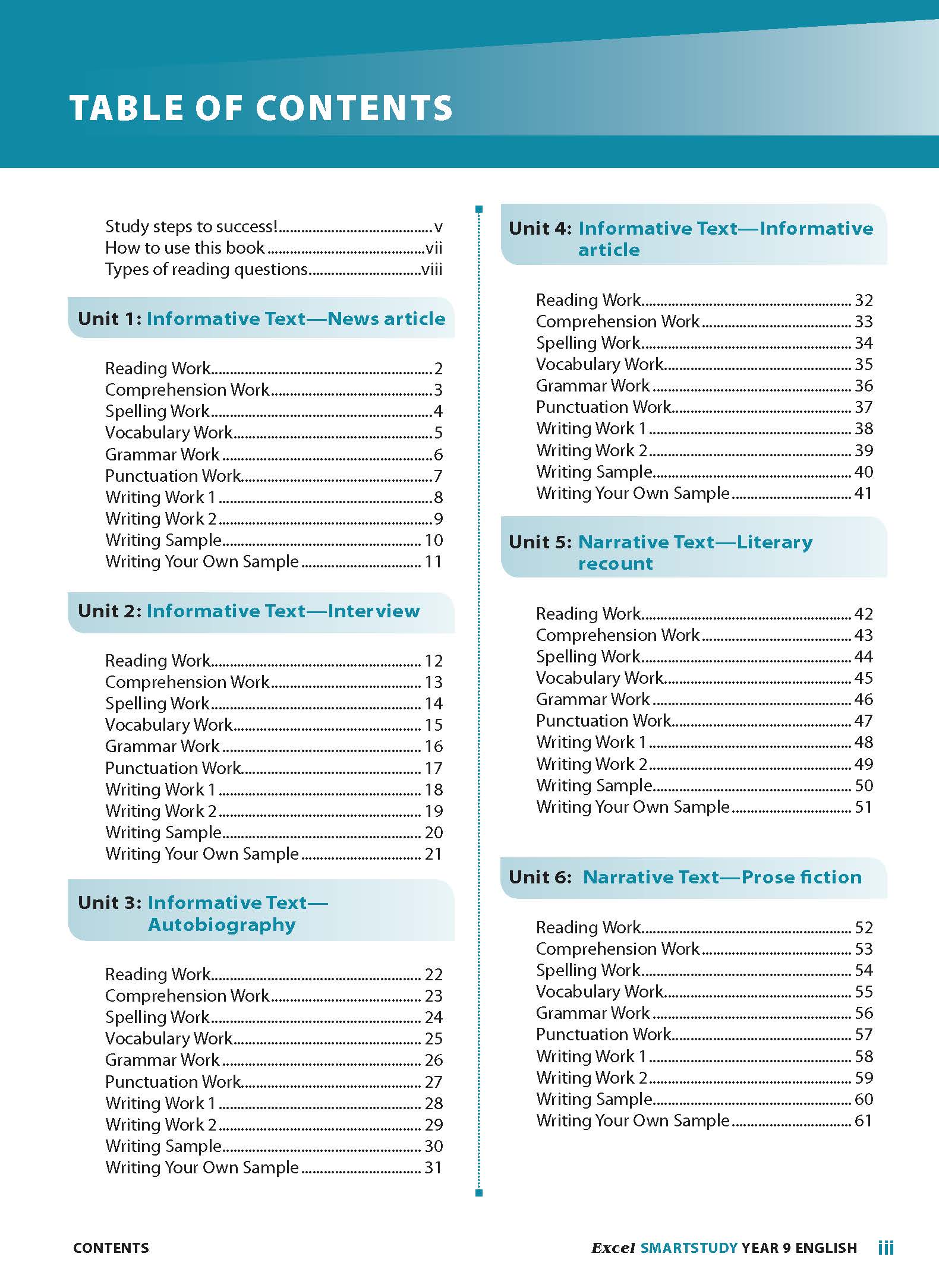 Excel SmartStudy - English Year 9 - Image 2