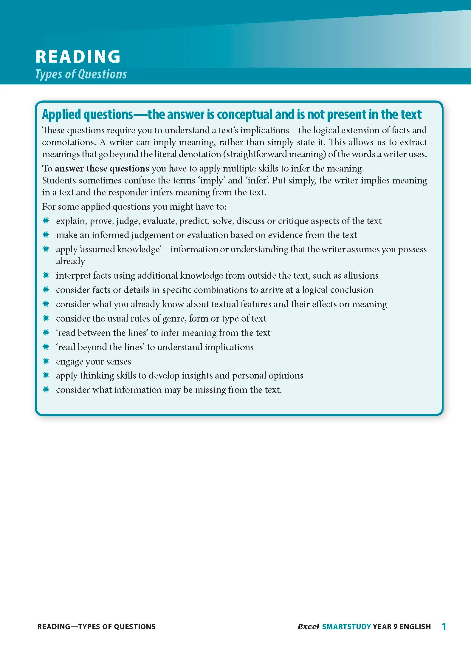 Excel SmartStudy - English Year 9 - Image 5