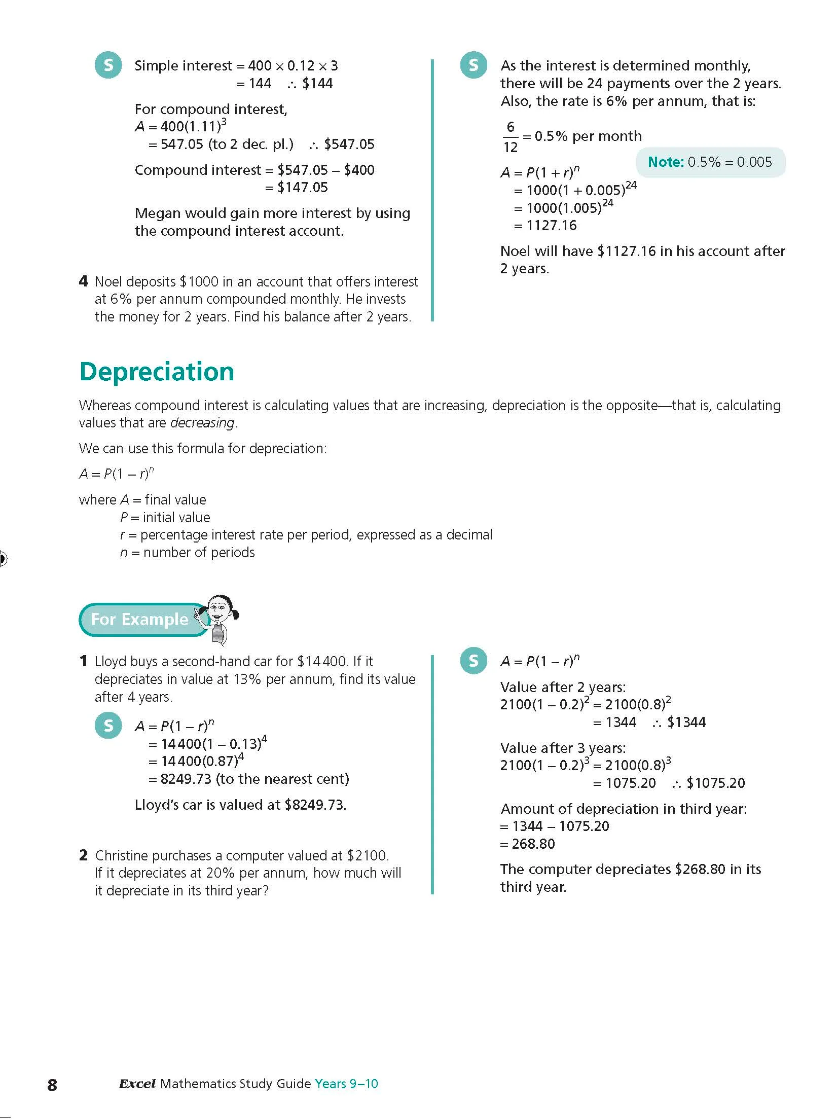 Excel Study Guide - Mathematics Years 9-10 - Image 16