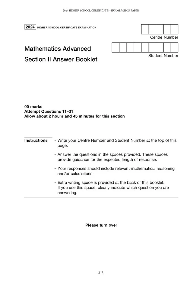 Excel Success One HSC Year 12 Mathematics Advanced (2025 Edition) - Image 8