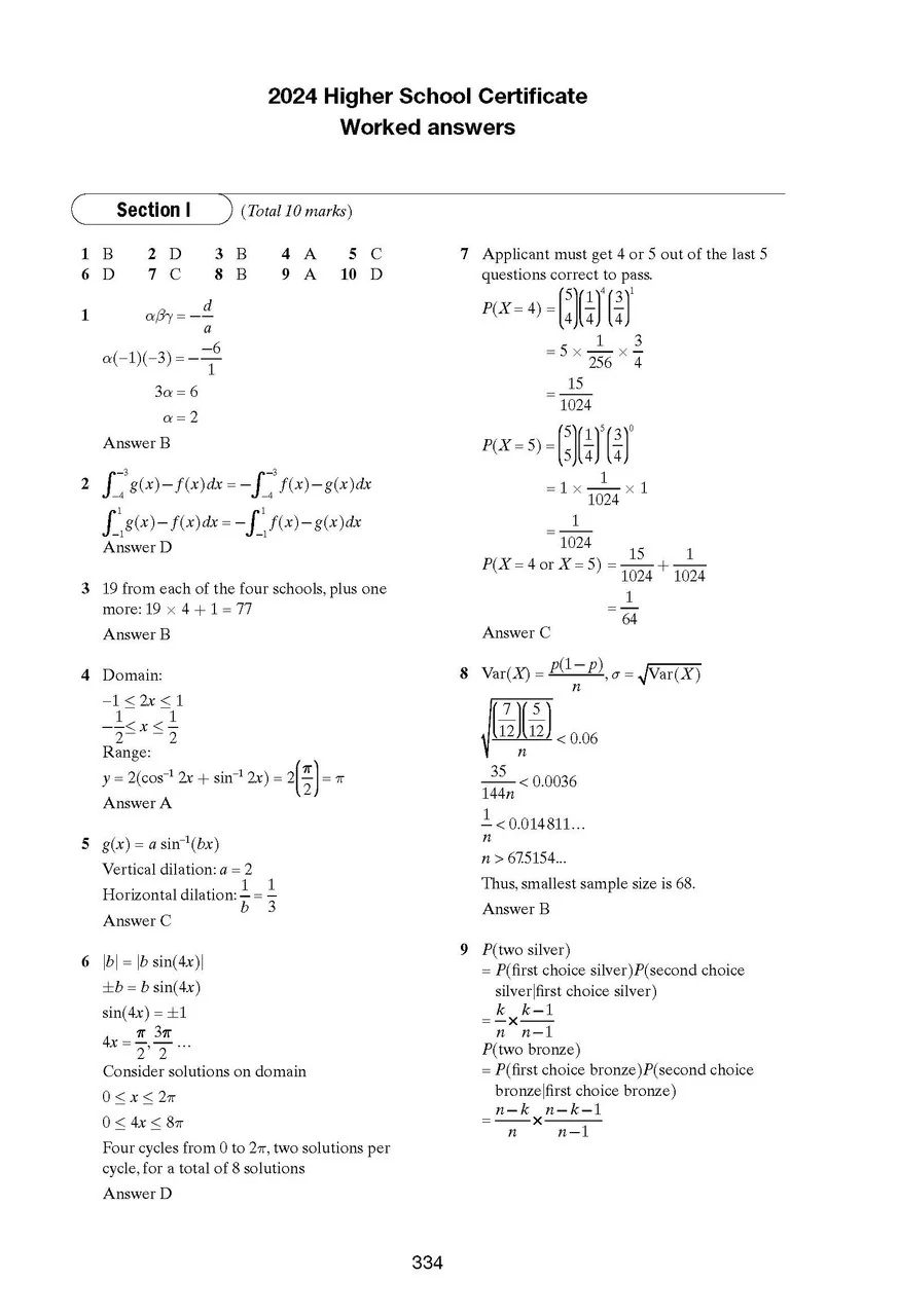 Excel Success One HSC Year 12 Mathematics Extension 1 (2025 Edition) - Image 12