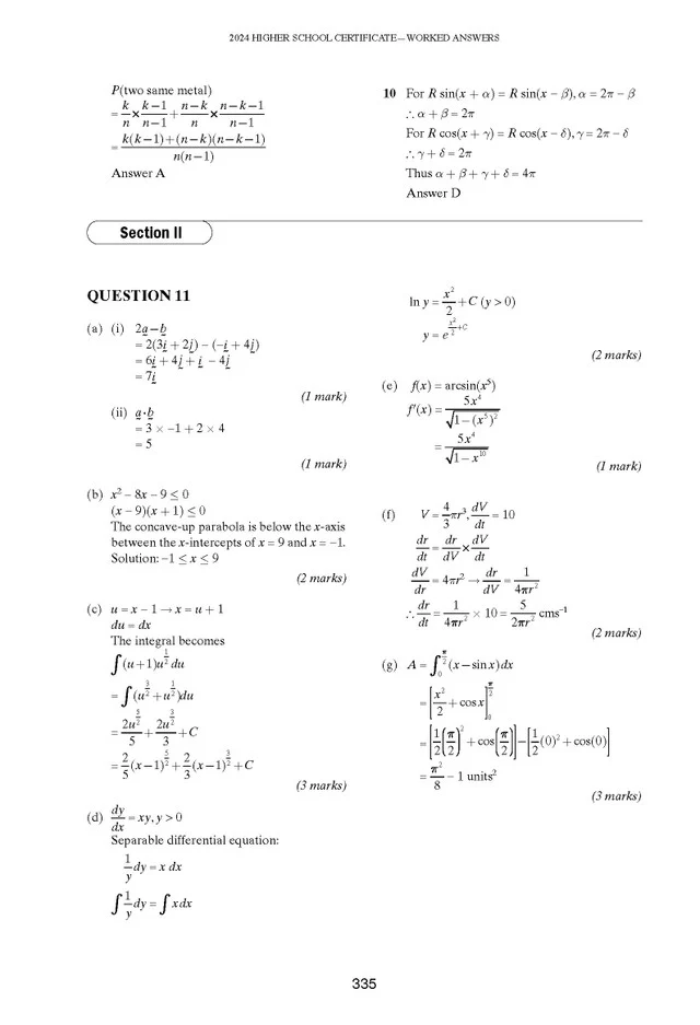 Excel Success One HSC Year 12 Mathematics Extension 1 (2025 Edition) - Image 13