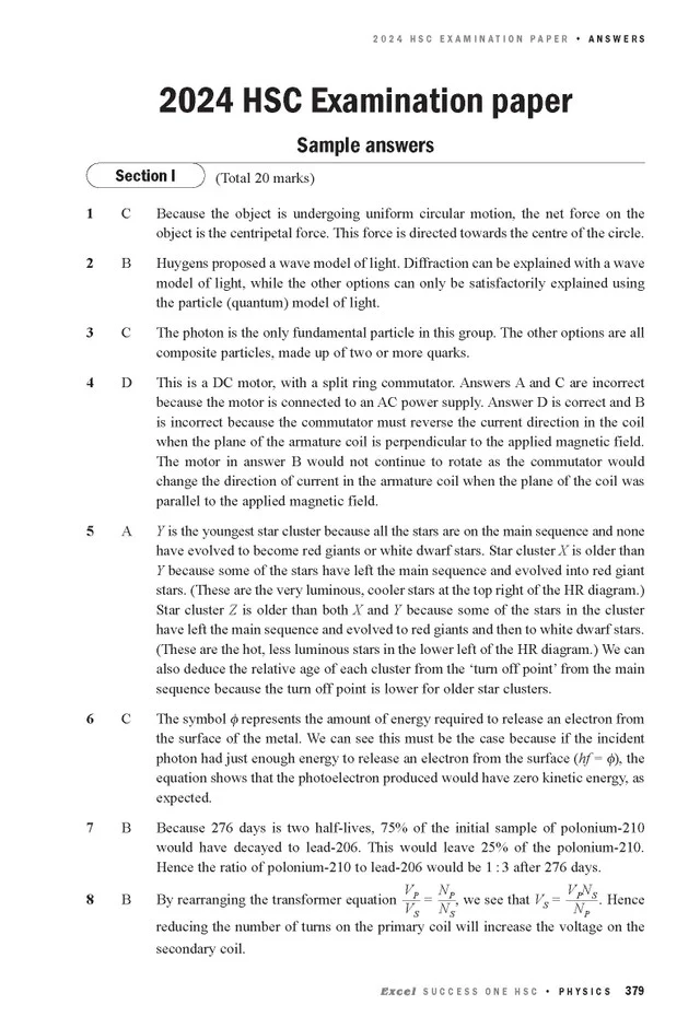 Excel Success One HSC Year 12 Physics (2025 Edition) - Image 12
