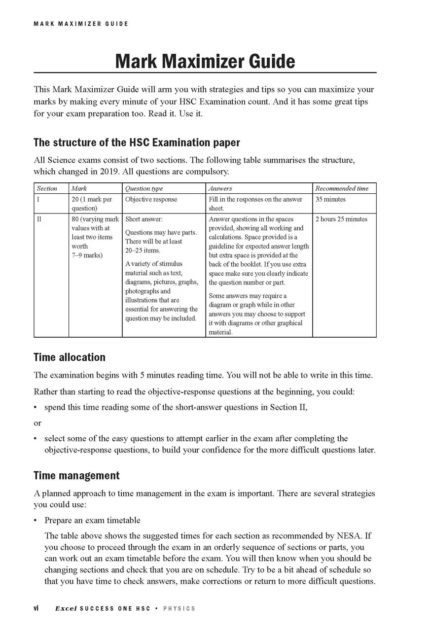 Excel Success One HSC Year 12 Physics (2025 Edition) - Image 3