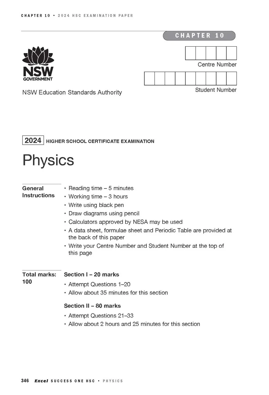 Excel Success One HSC Year 12 Physics (2025 Edition) - Image 4