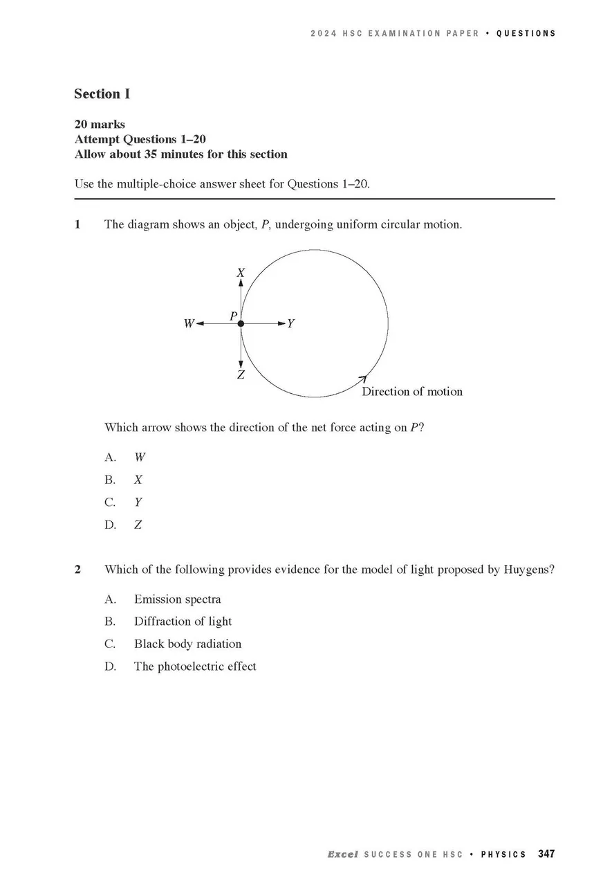 Excel Success One HSC Year 12 Physics (2025 Edition) - Image 5