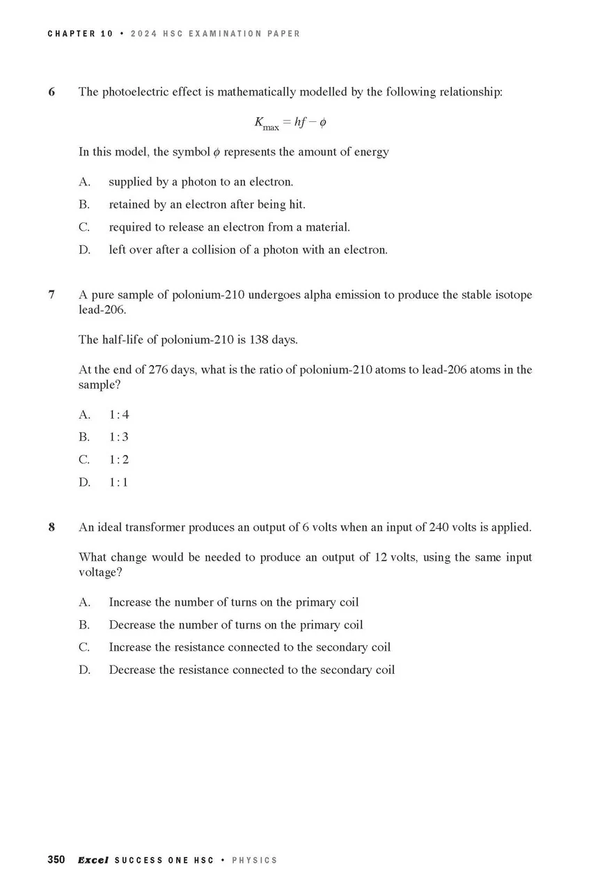 Excel Success One HSC Year 12 Physics (2025 Edition) - Image 8