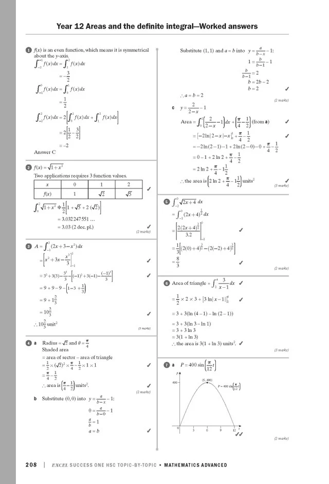 Excel Success One HSC Year 12 Mathematics Advanced (2023 Edition) - Image 13