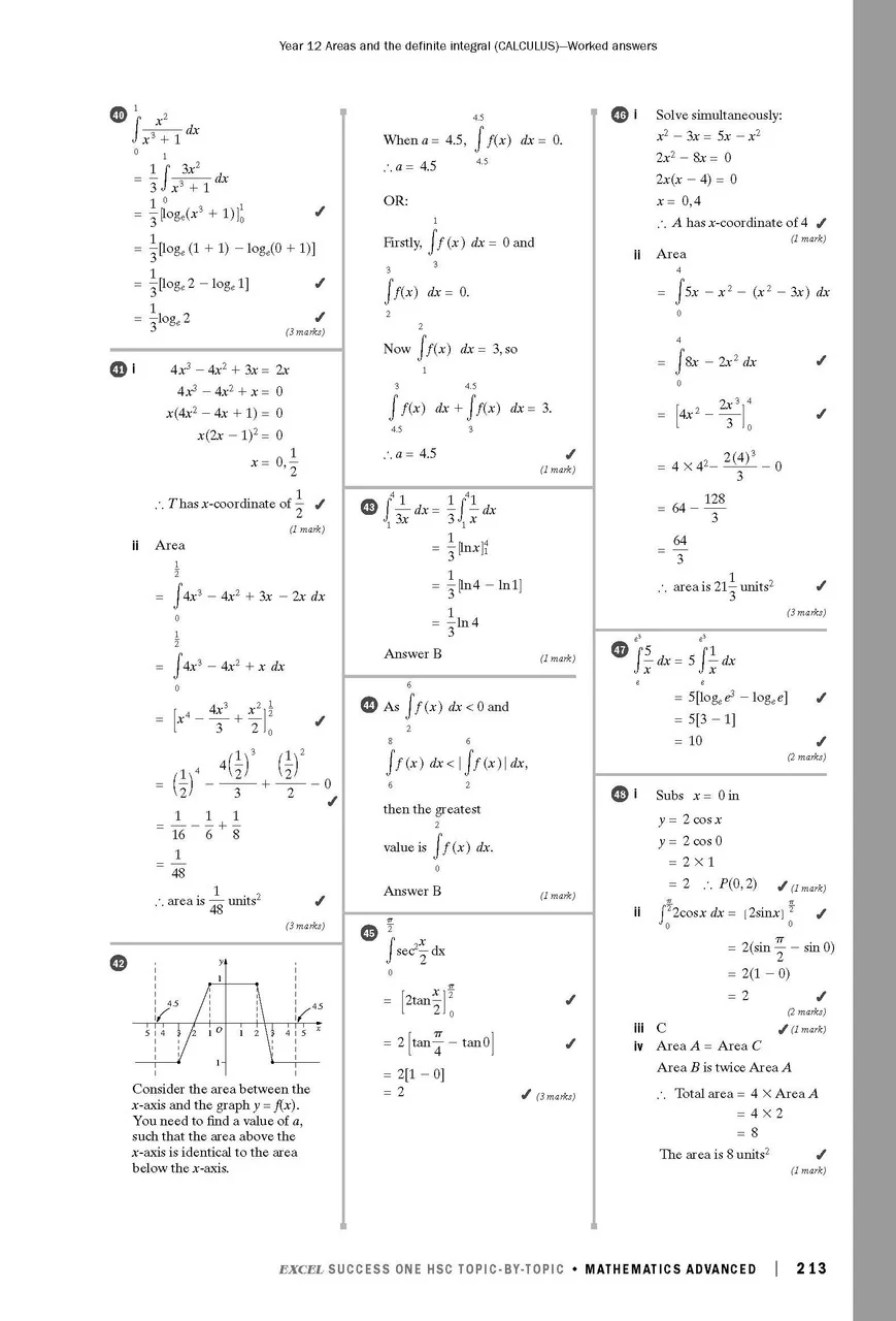 Excel Success One HSC Year 12 Mathematics Advanced (2023 Edition) - Image 14