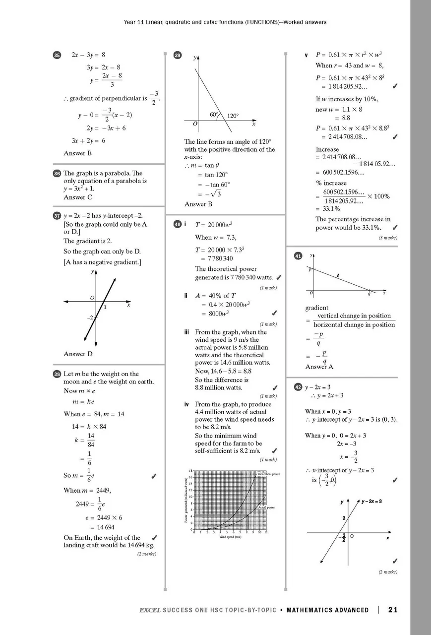 Excel Success One HSC Year 12 Mathematics Advanced (2023 Edition) - Image 8
