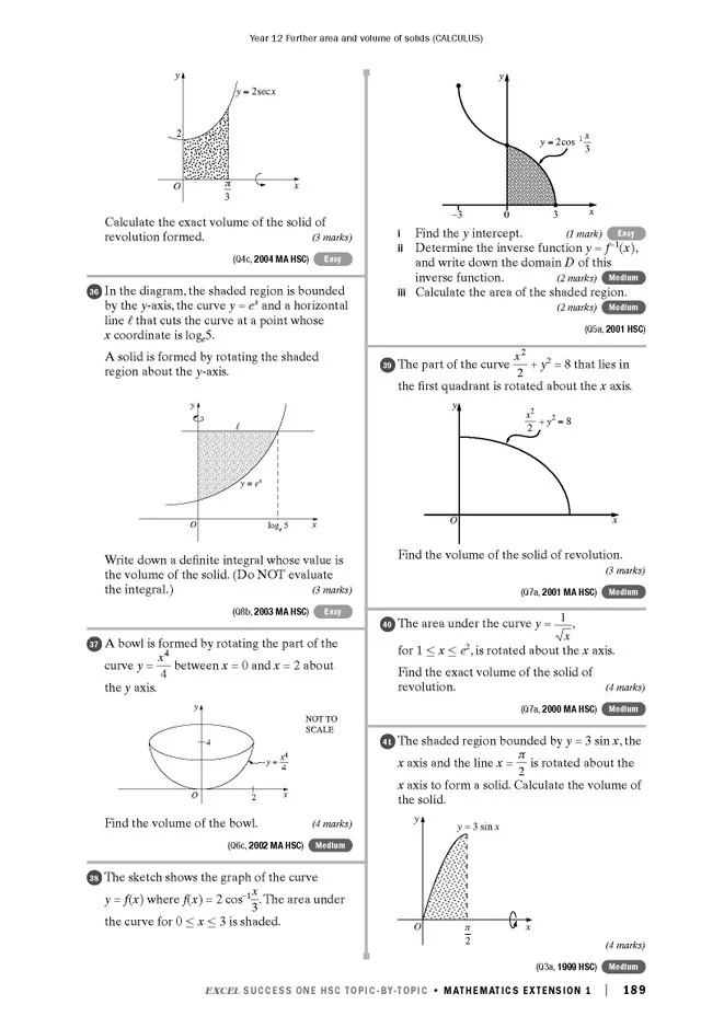 Excel Success One HSC Year 12 Mathematics Extension 1 (2023 Edition) - Image 11