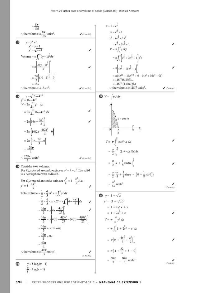 Excel Success One HSC Year 12 Mathematics Extension 1 (2023 Edition) - Image 12