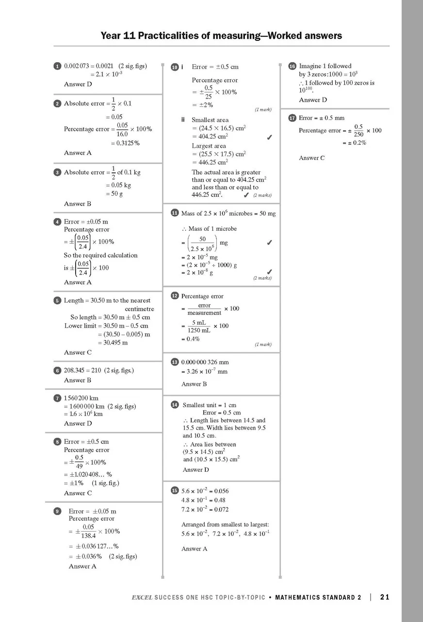 Excel Success One HSC Year 12 Mathematics Standard 2 (2022 Edition) - Image 8
