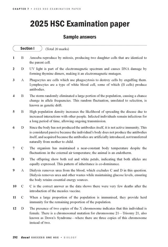 Excel Success One HSC Year 12 Biology (2026 Edition) - Image 12