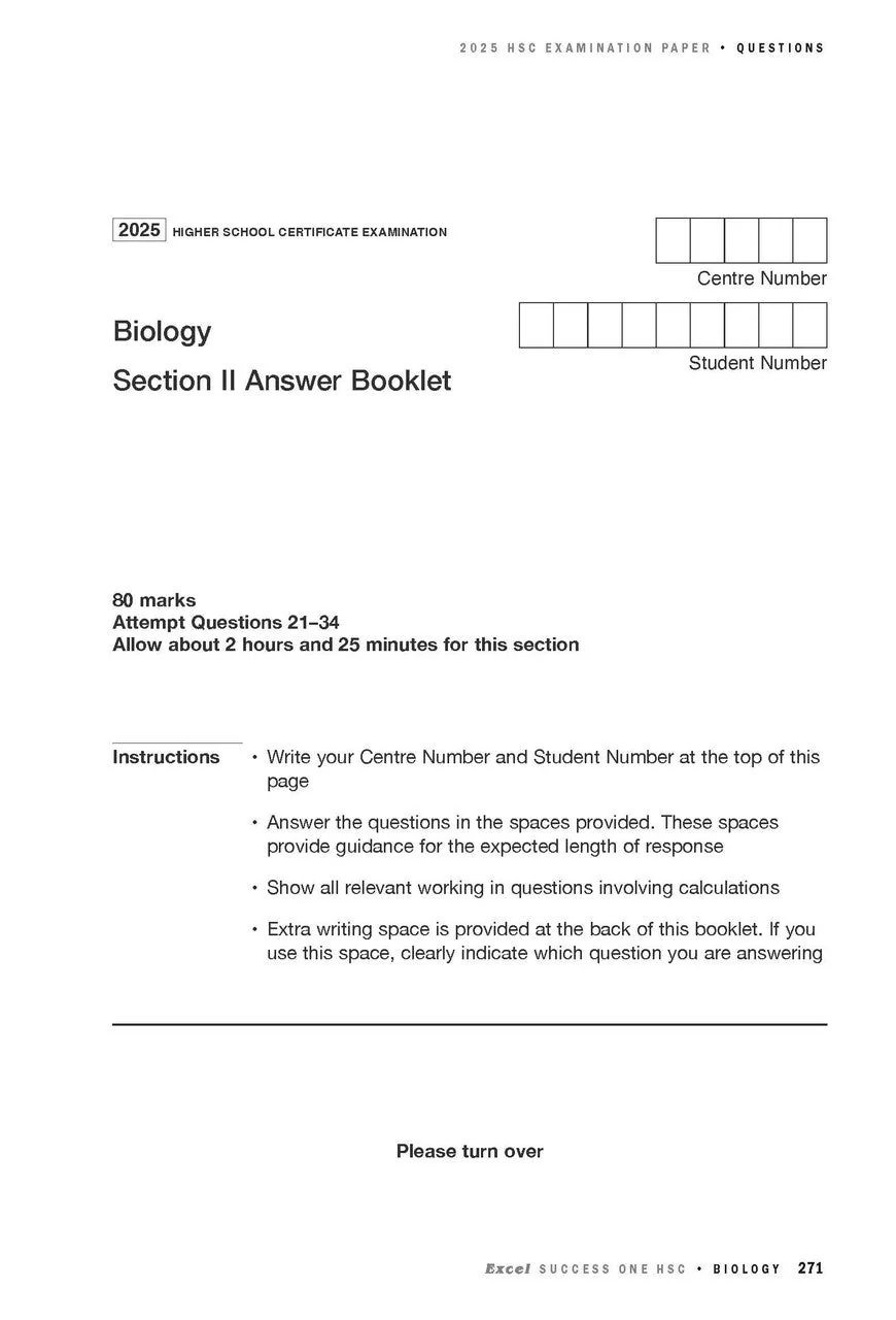 Excel Success One HSC Year 12 Biology (2026 Edition) - Image 9