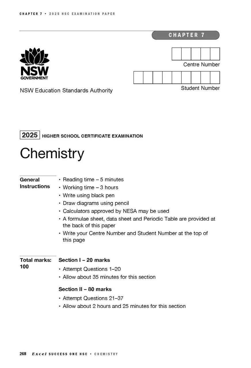 Excel Success One HSC Year 12 Chemistry (2026 Edition) - Image 4