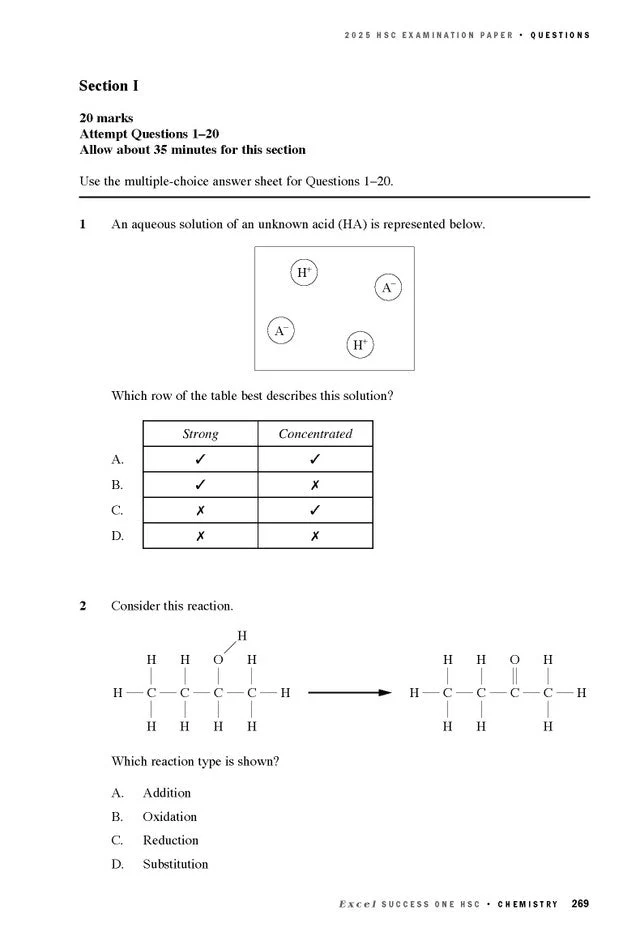 Excel Success One HSC Year 12 Chemistry (2026 Edition) - Image 5