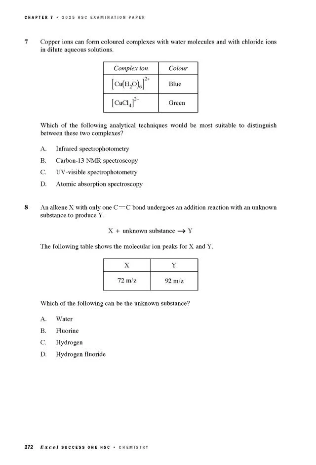 Excel Success One HSC Year 12 Chemistry (2026 Edition) - Image 8