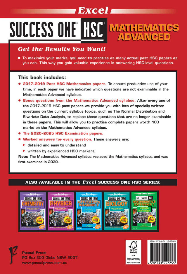 Excel Success One HSC Year 12 Mathematics Advanced (2026 Edition) - Image 15