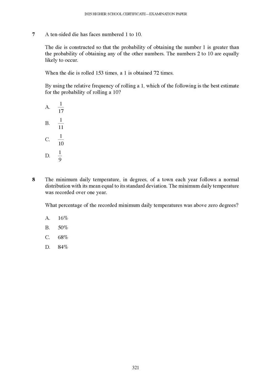 Excel Success One HSC Year 12 Mathematics Advanced (2026 Edition) - Image 8