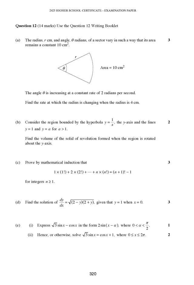 Excel Success One HSC Year 12 Mathematics Extension 1 (2026 Edition) - Image 10