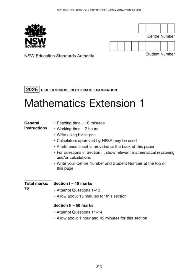 Excel Success One HSC Year 12 Mathematics Extension 1 (2026 Edition) - Image 3