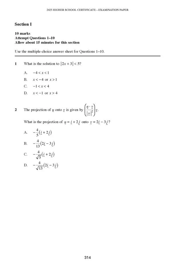 Excel Success One HSC Year 12 Mathematics Extension 1 (2026 Edition) - Image 4