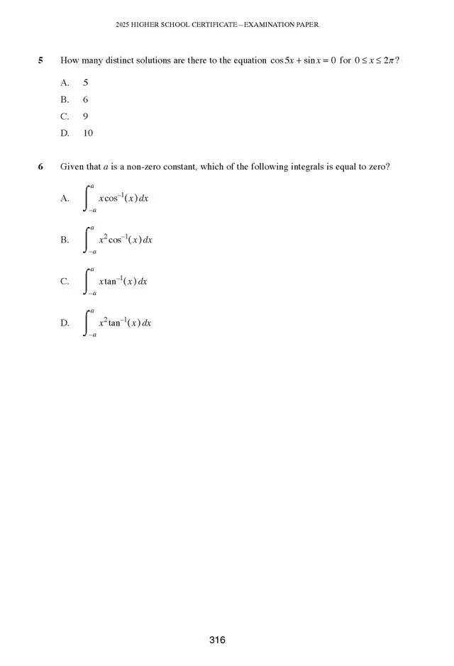 Excel Success One HSC Year 12 Mathematics Extension 1 (2026 Edition) - Image 6