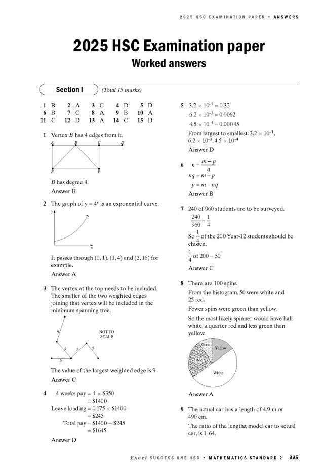 Excel Success One HSC Year 12 Mathematics Standard 2 (2026 Edition) - Image 12