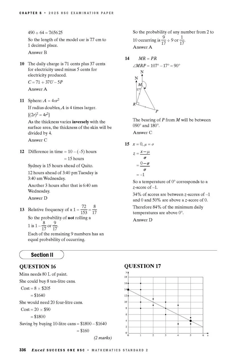 Excel Success One HSC Year 12 Mathematics Standard 2 (2026 Edition) - Image 13