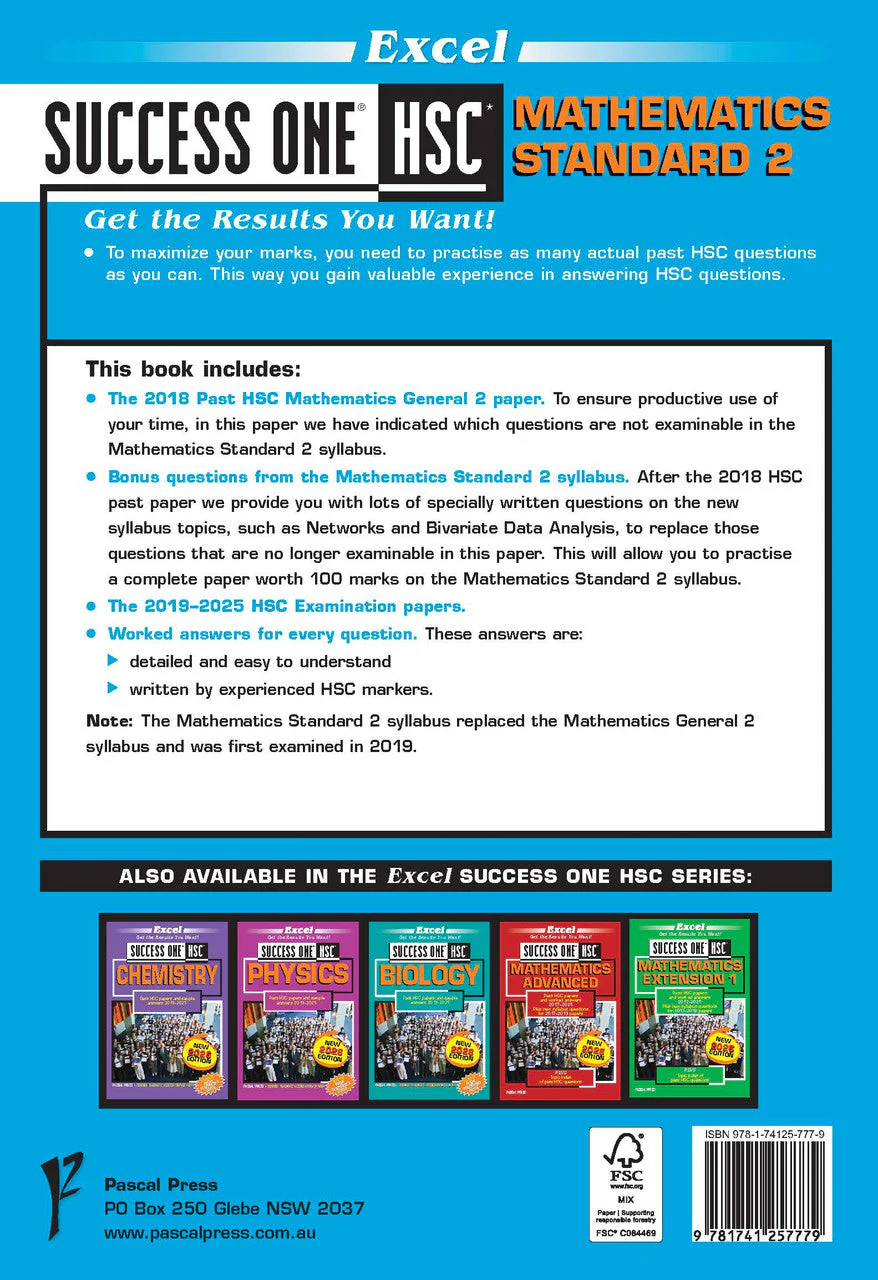 Excel Success One HSC Year 12 Mathematics Standard 2 (2026 Edition) - Image 15