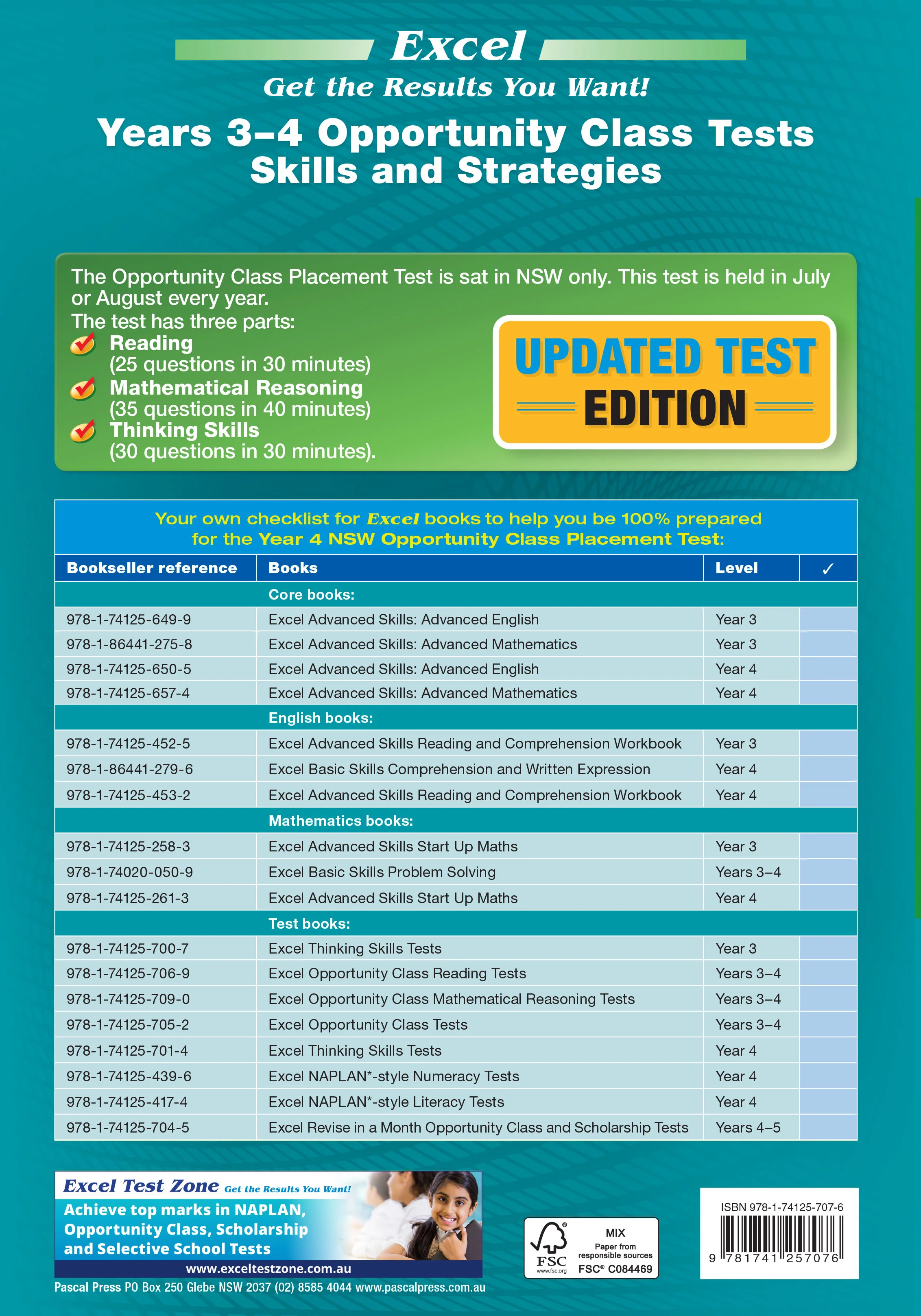 Excel Test Skills - Opportunity Class Tests Skills and Strategies Years 3-4 - Image 15