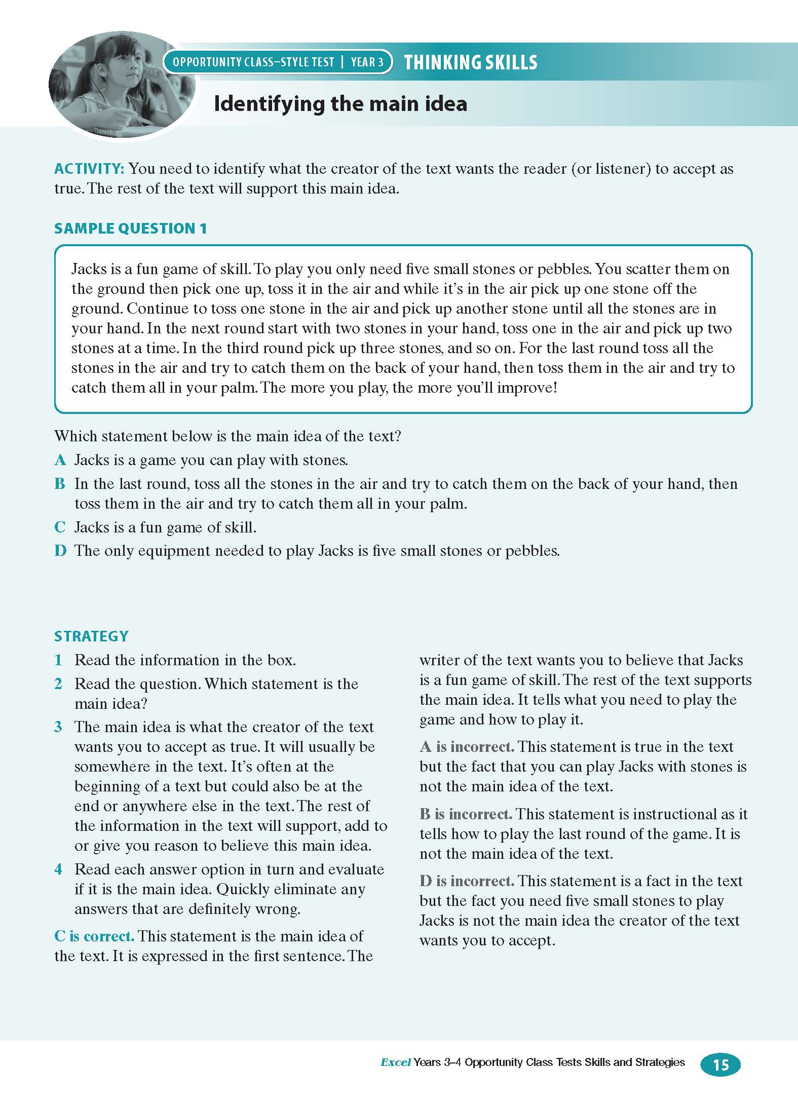 Excel Test Skills - Opportunity Class Tests Skills and Strategies Years 3-4 - Image 6