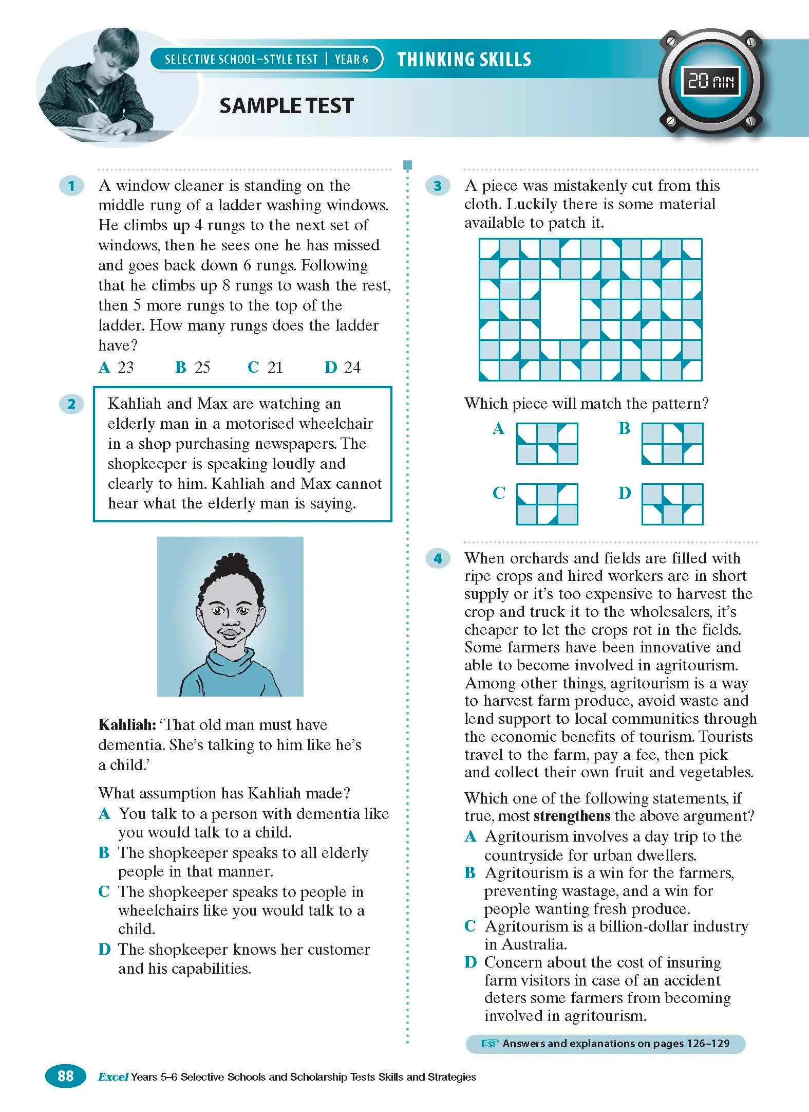Excel Test Skills - Selective Schools and Scholarship Tests Skills & Strategies Years 5-6 - Image 11