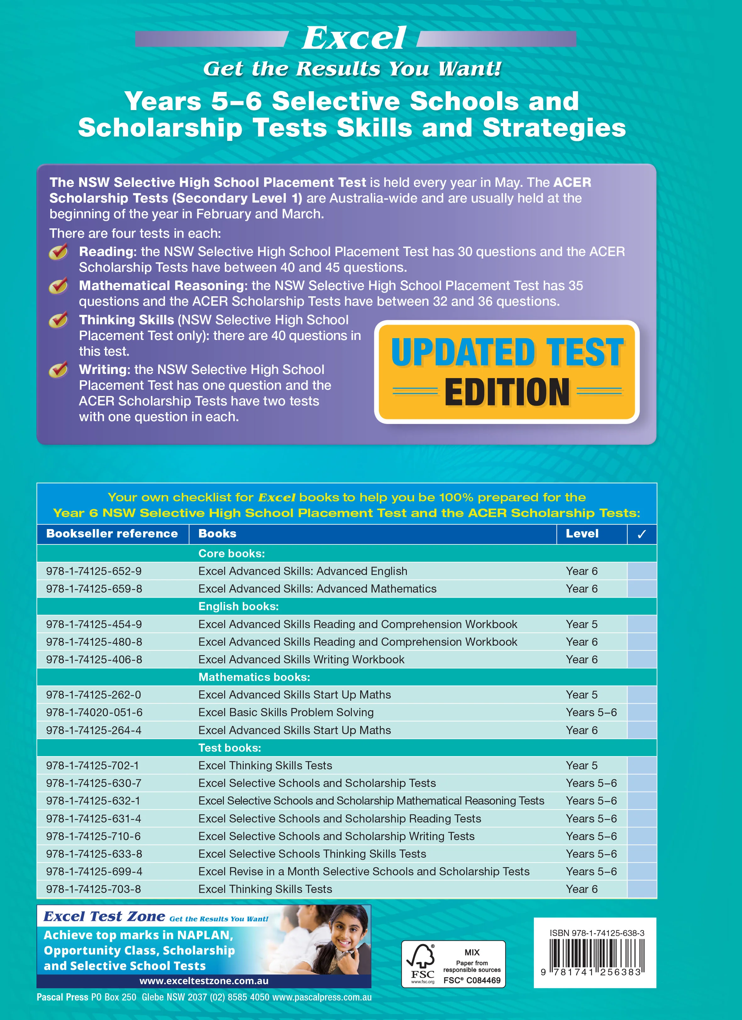 Excel Test Skills - Selective Schools and Scholarship Tests Skills & Strategies Years 5-6 - Image 15