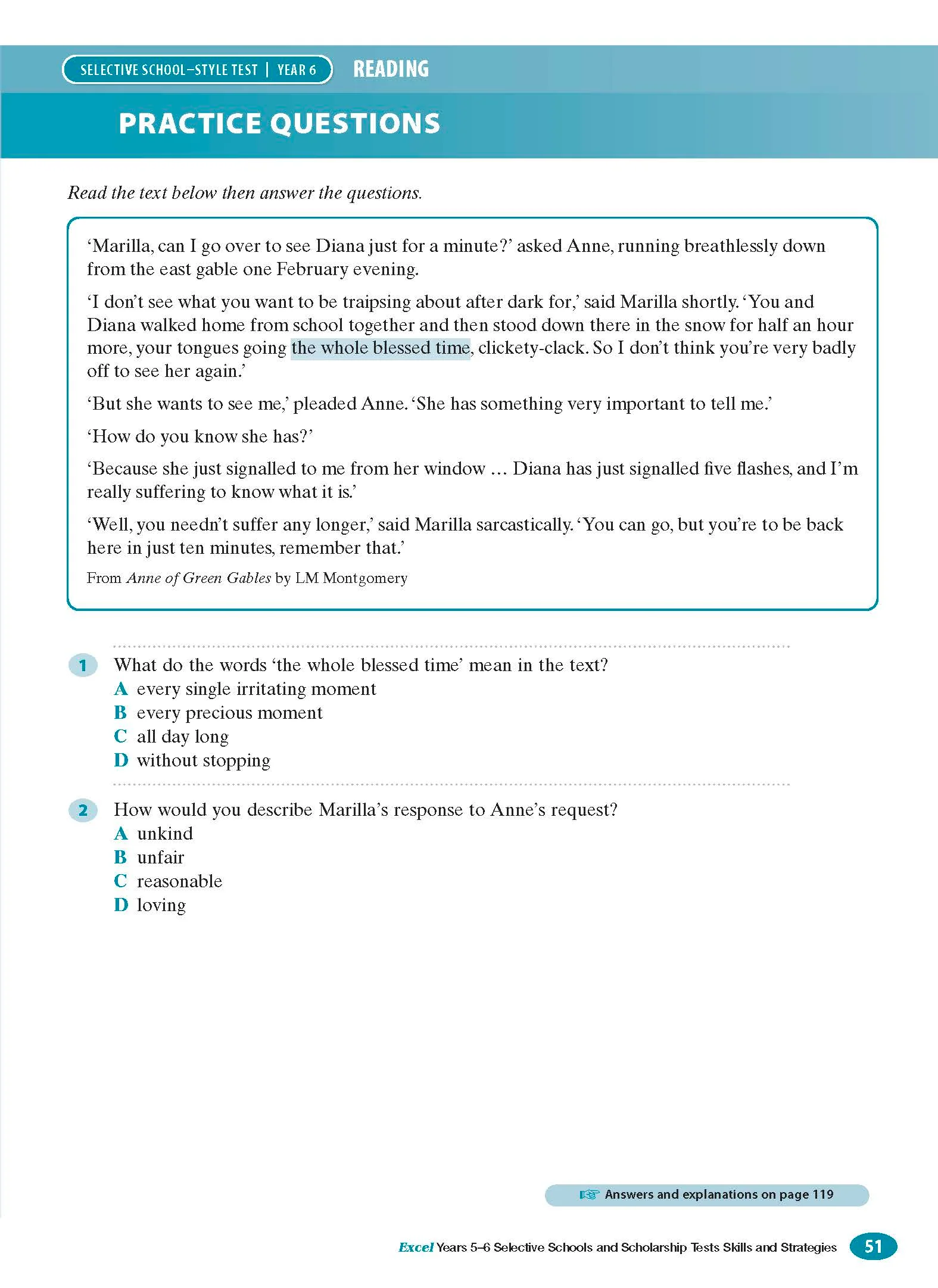 Excel Test Skills - Selective Schools and Scholarship Tests Skills & Strategies Years 5-6 - Image 5