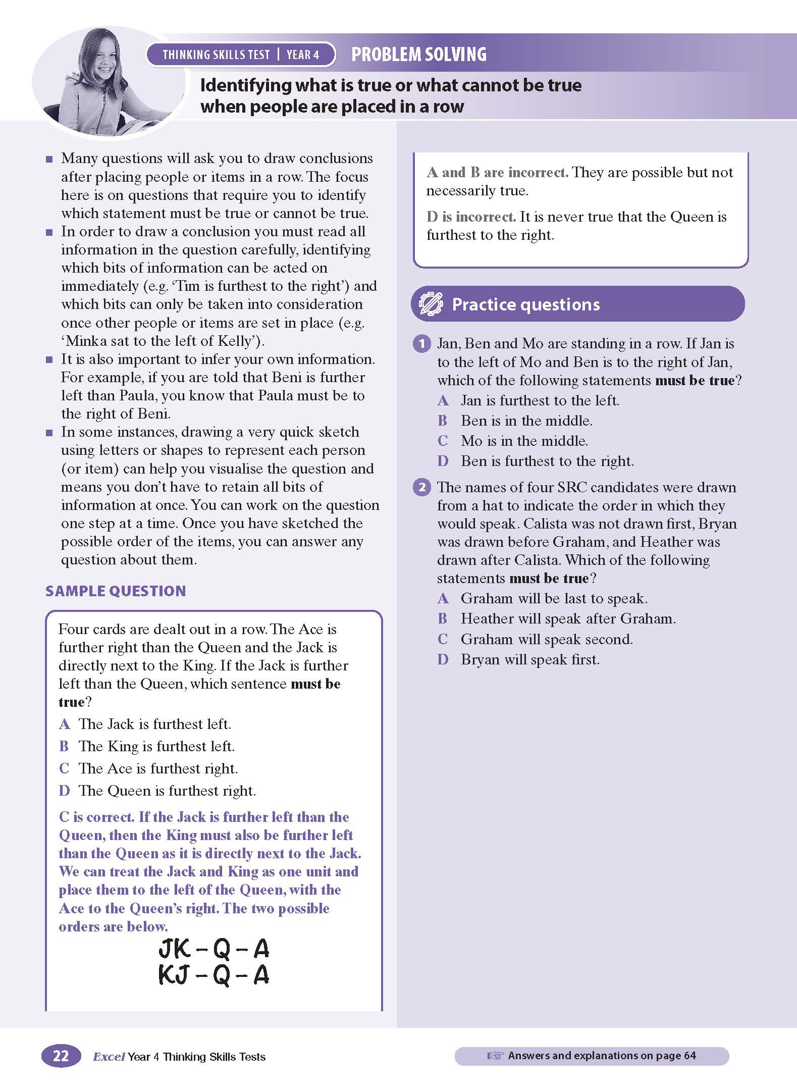 Excel Test Skills - Thinking Skills Tests Year 4 - Image 9
