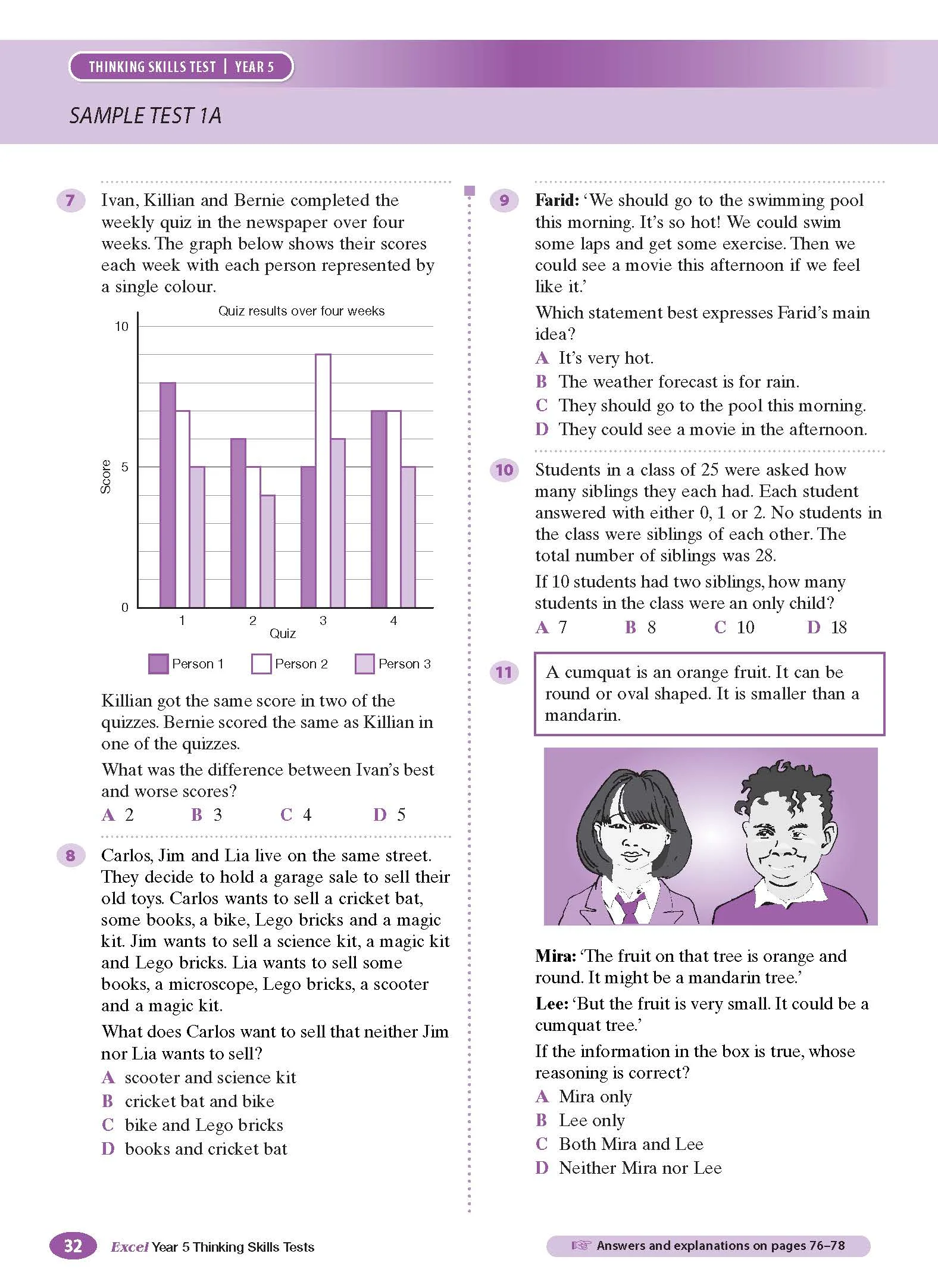 Excel Test Skills - Thinking Skills Tests Year 5 - Image 8
