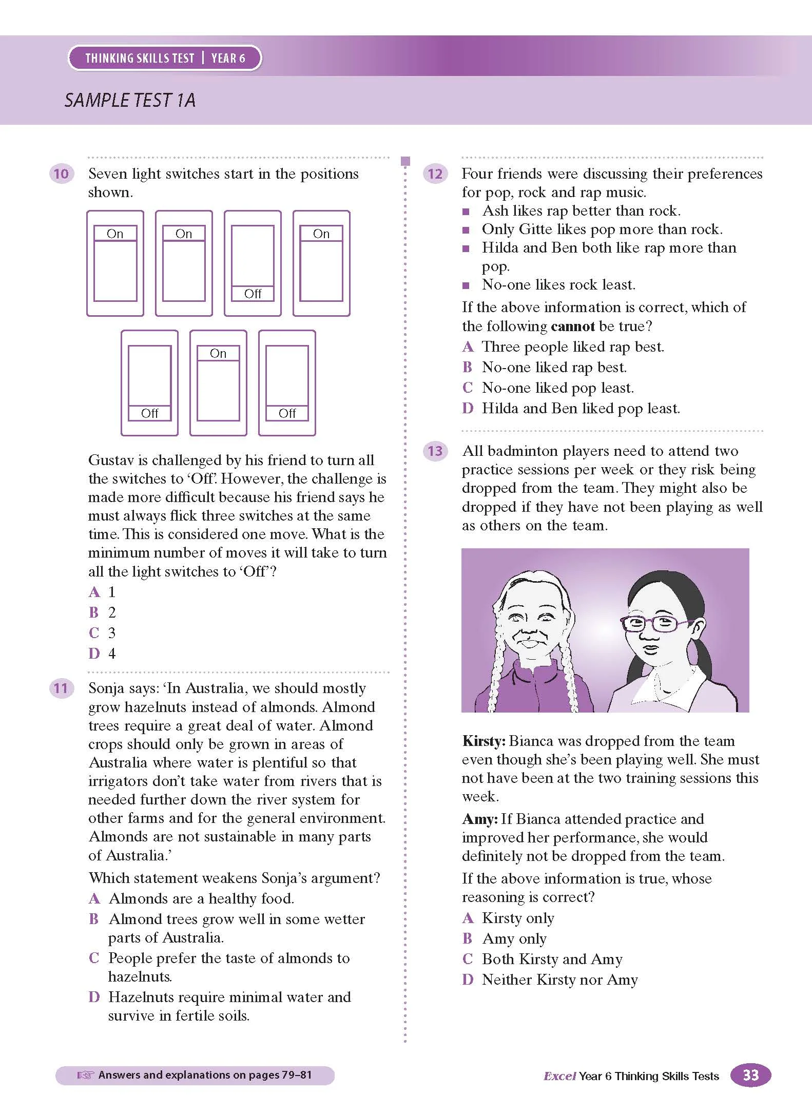 Excel Test Skills - Thinking Skills Tests Year 6 - Image 9