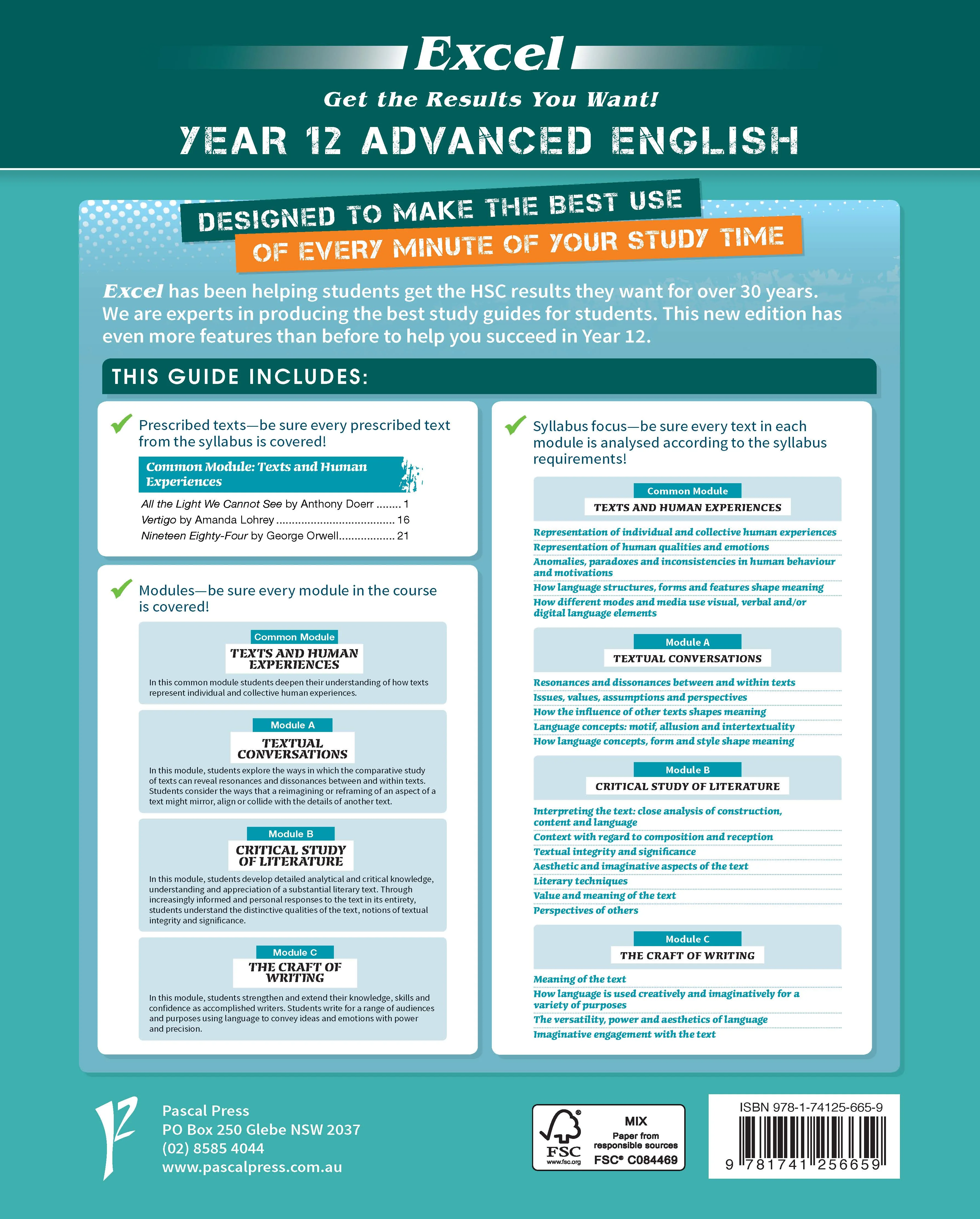 Excel HSC Year 12 Advanced English Study Guide - Image 15