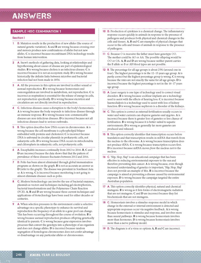 Excel HSC Year 12 Biology Study Guide - Image 14
