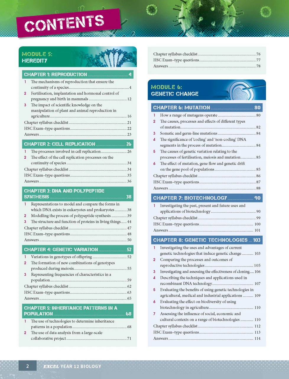 Excel HSC Year 12 Biology Study Guide - Image 3
