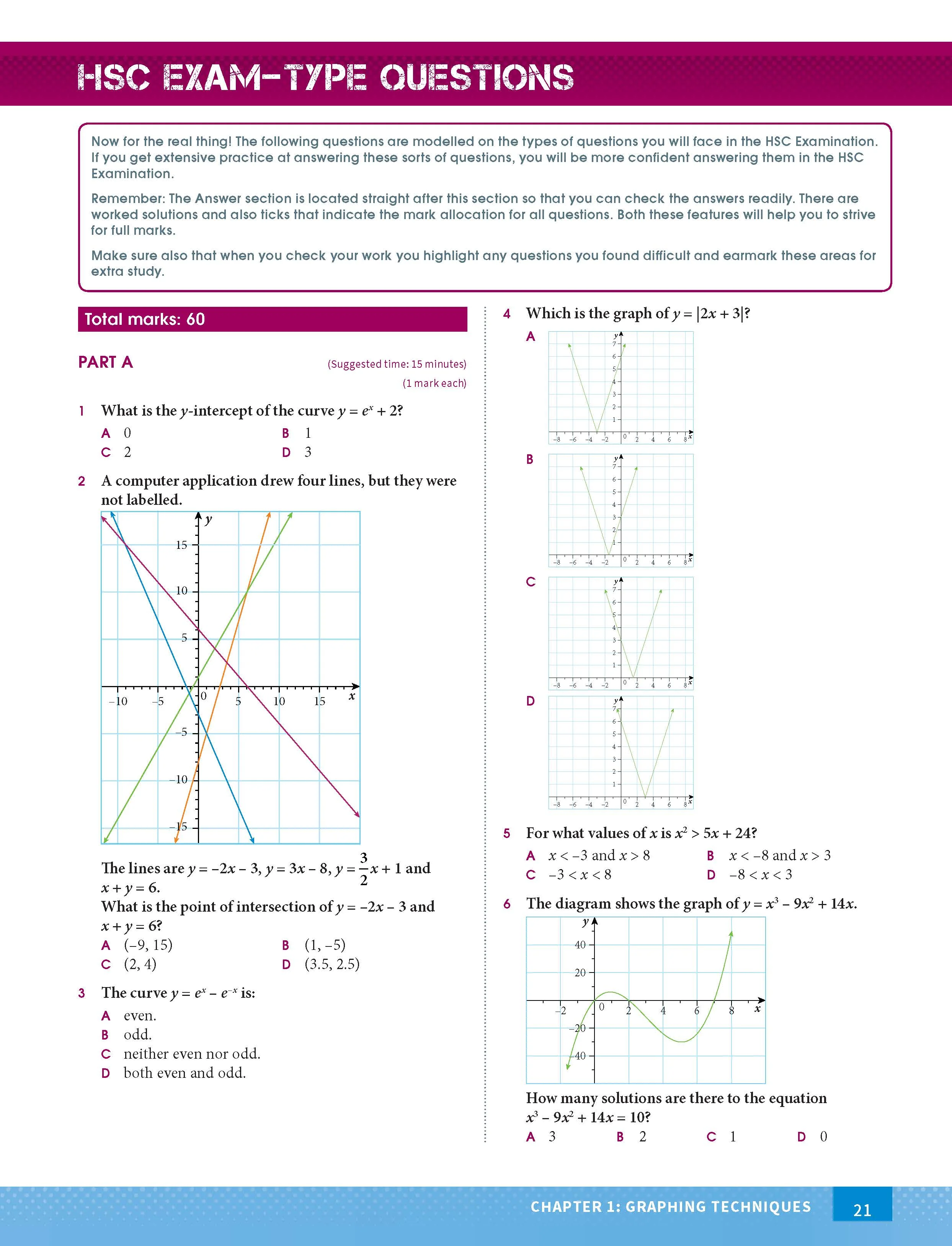 Excel HSC Year 12 Mathematics Advanced Study Guide - Image 9