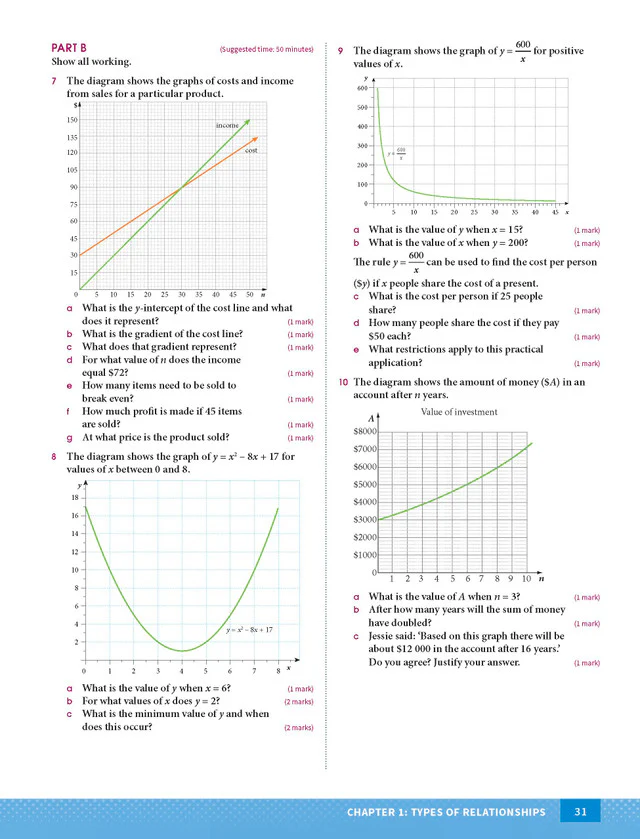 Excel HSC Year 12 Mathematics Standard 2 Study Guide - Image 8