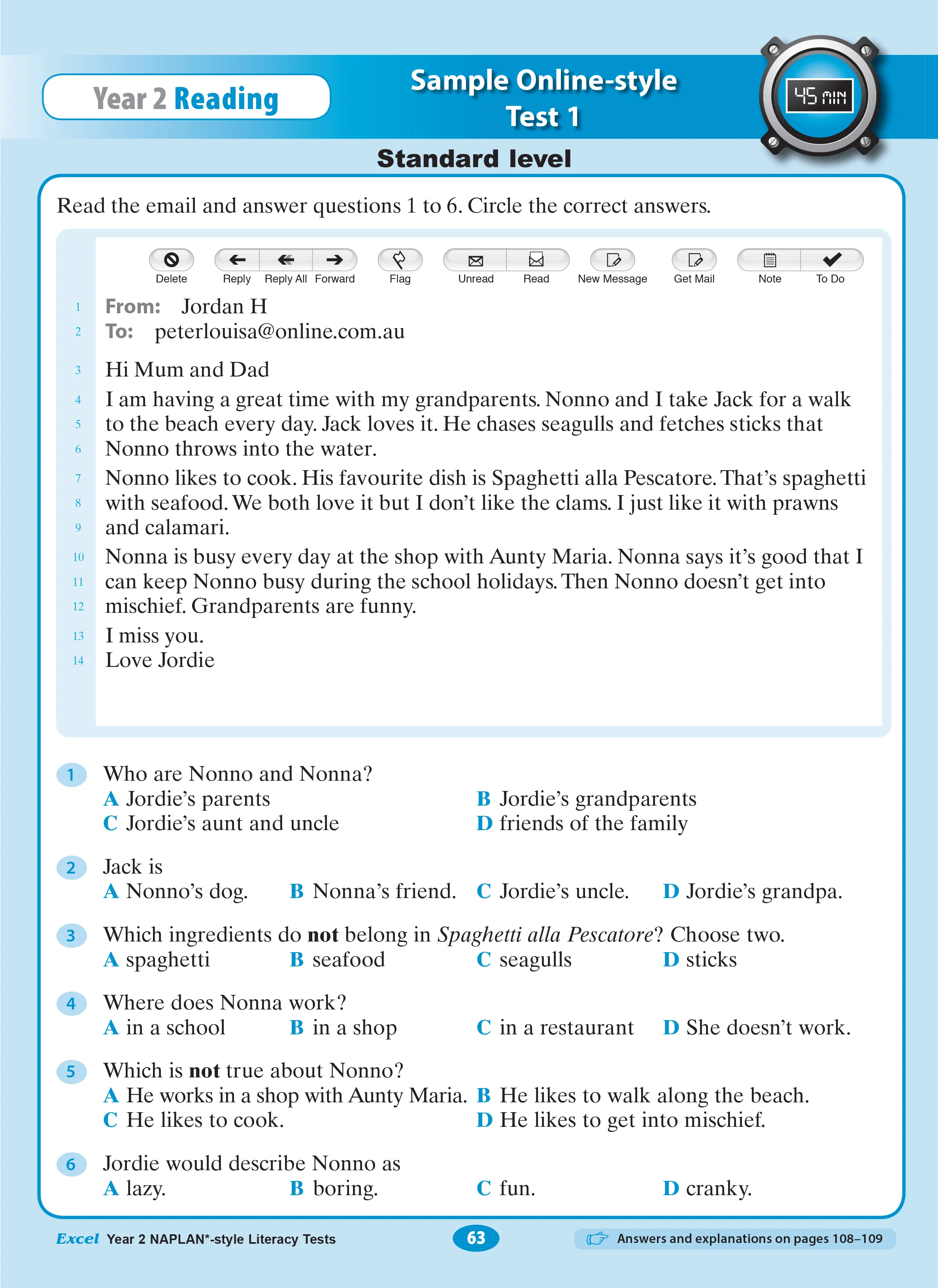 Excel Year 2 NAPLAN*-style Literacy Tests - Image 10