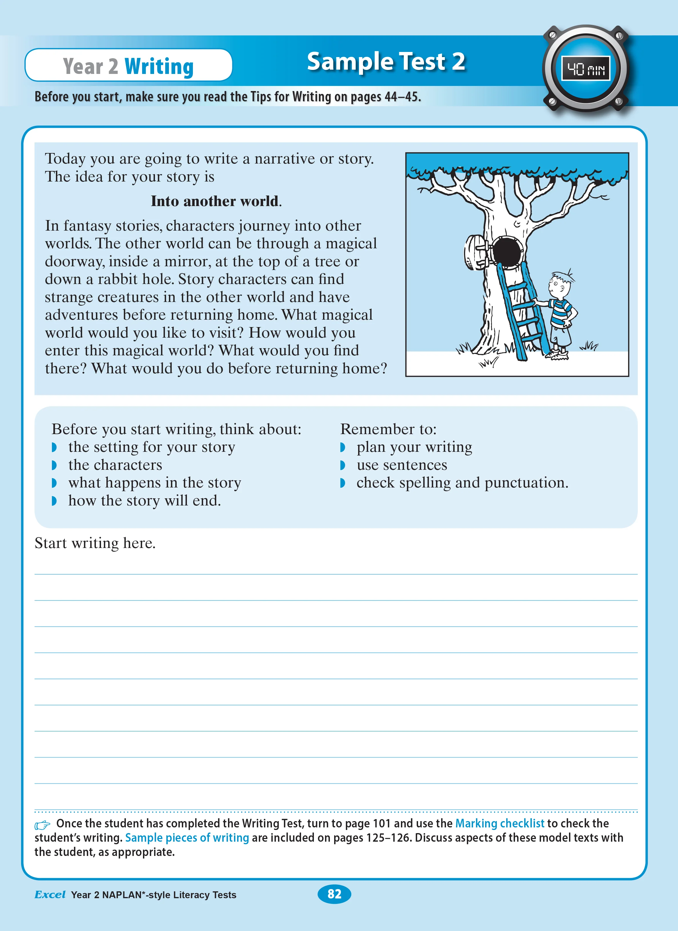 Excel Year 2 NAPLAN*-style Literacy Tests - Image 11